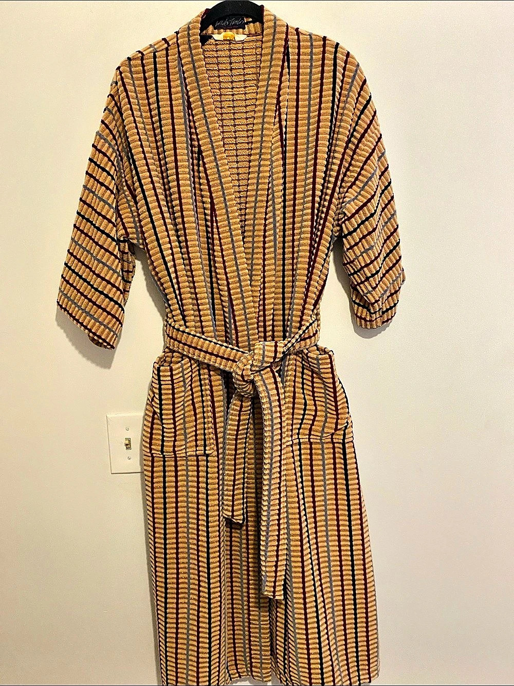 Lord & Taylor Striped Men’s Bathrobe.